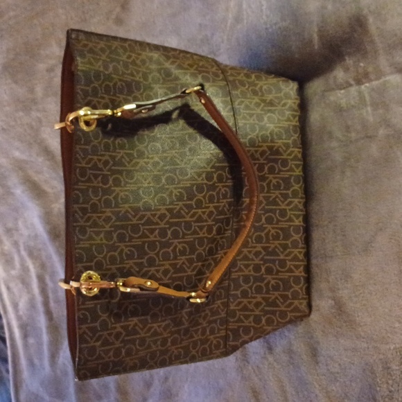 CALVIN KLINE TOTE PURSE LIKE NEW BEAUTIFUL - Picture 1 of 12